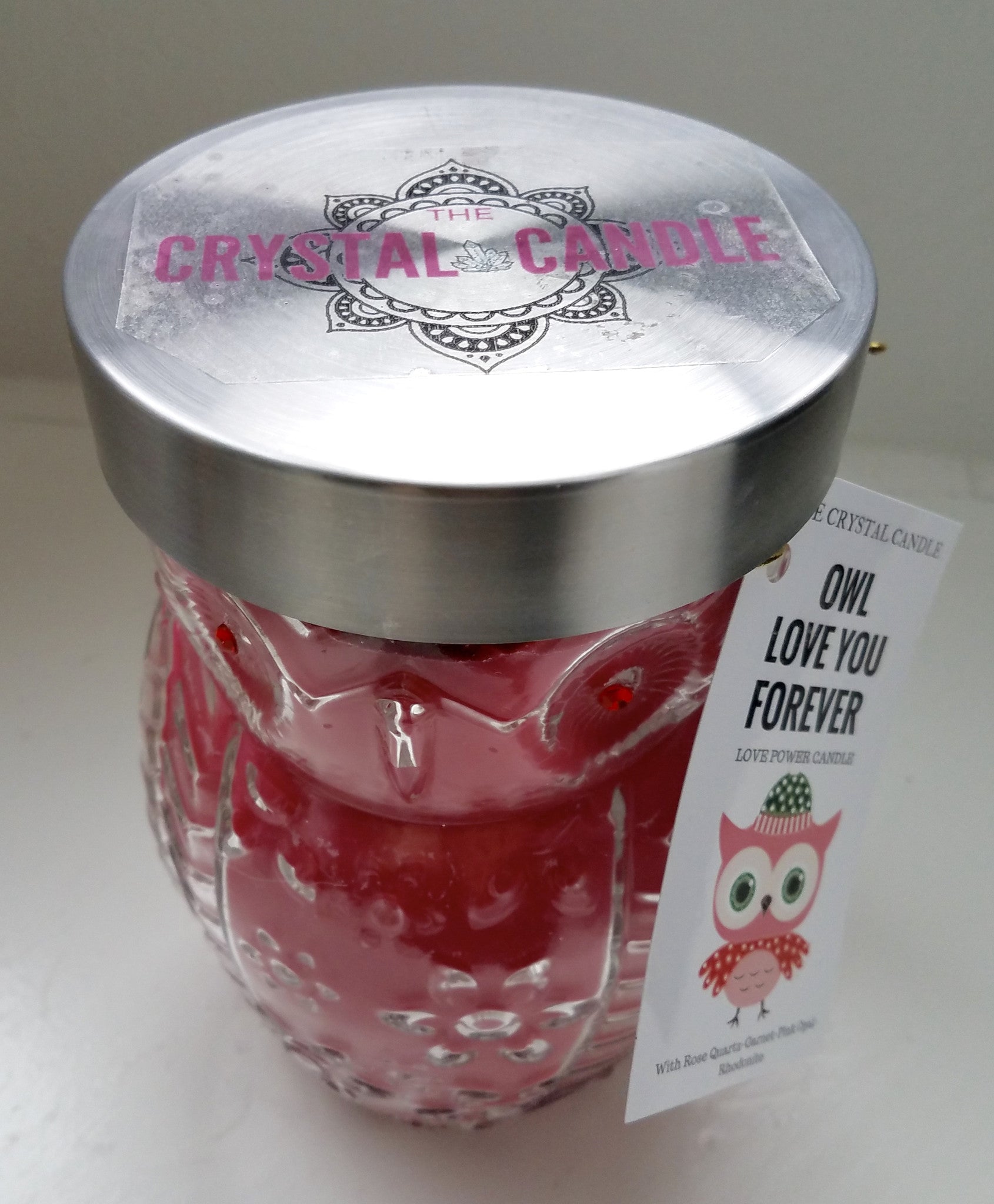 Owl Love You Forever X-Large Love Power Candle