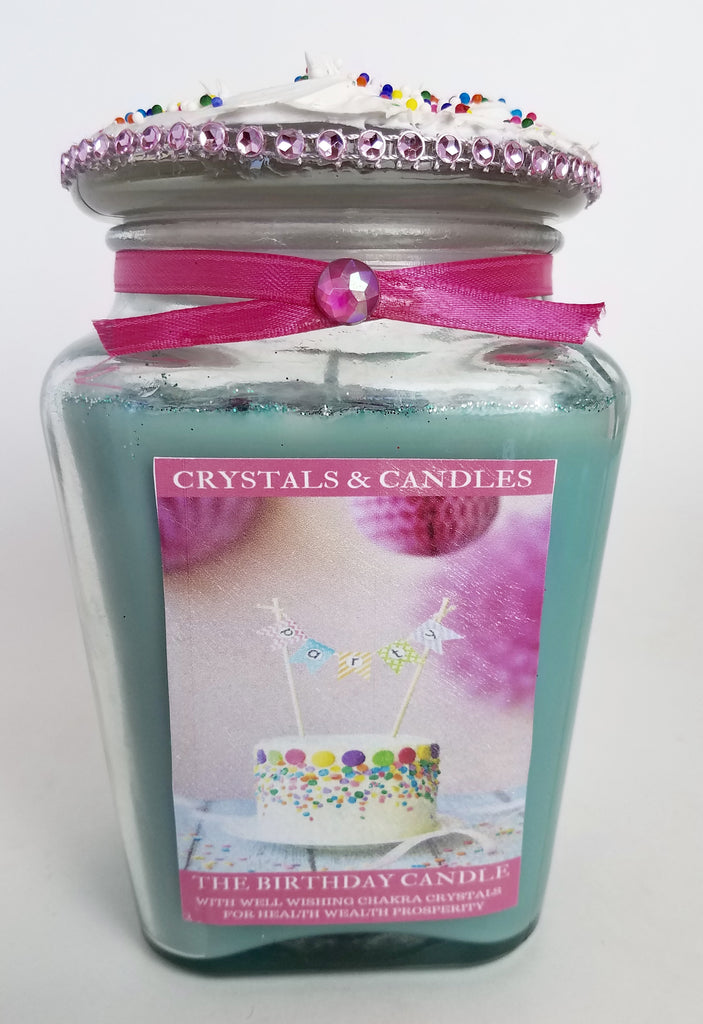 The Birthday Candle Deluxe Crystal Candle-Jewelry Candle