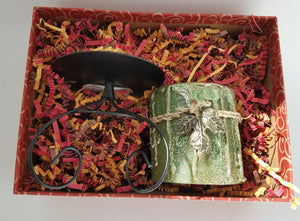 Fall Into Prosperity Pillar Candle Gift Set