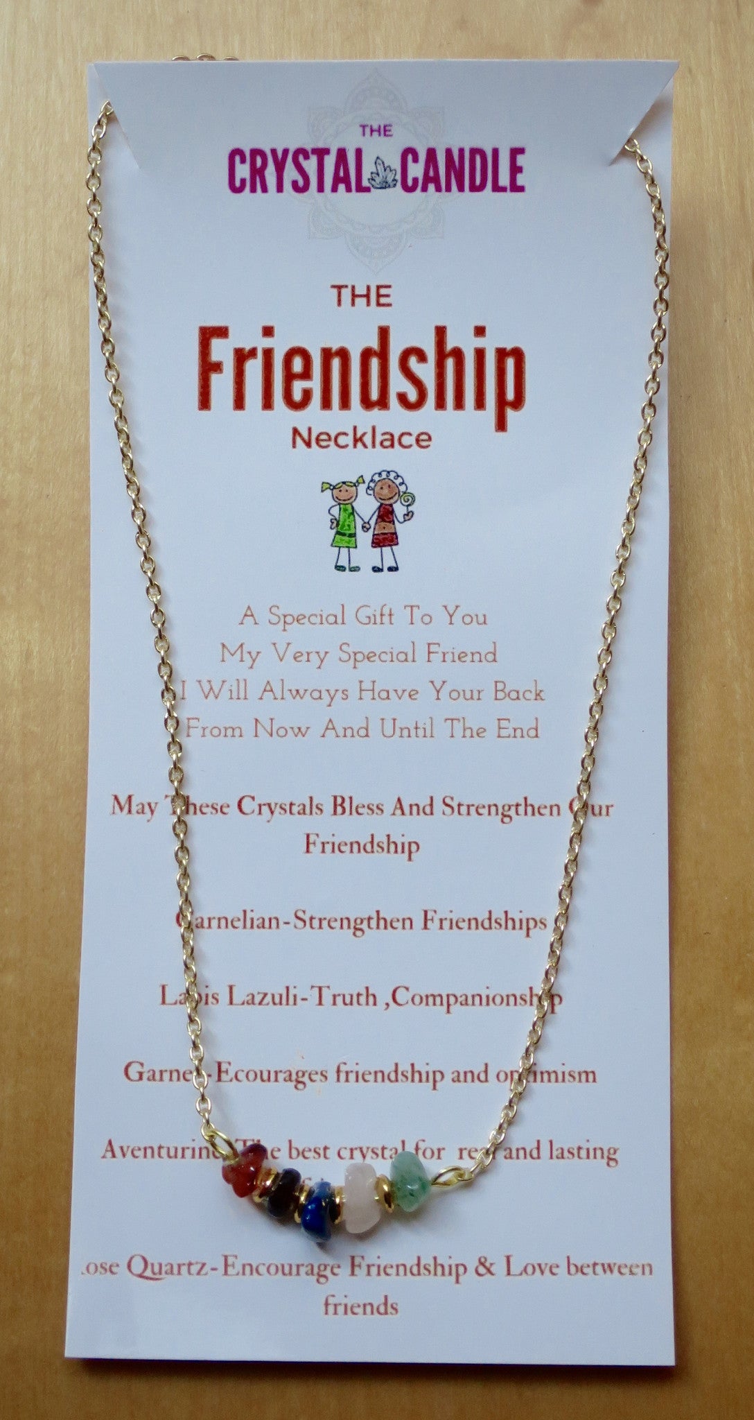 The Friendship Necklace-Crystal Companion Jewelry
