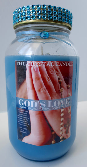 The Crystal Candle- The God's Love Candle