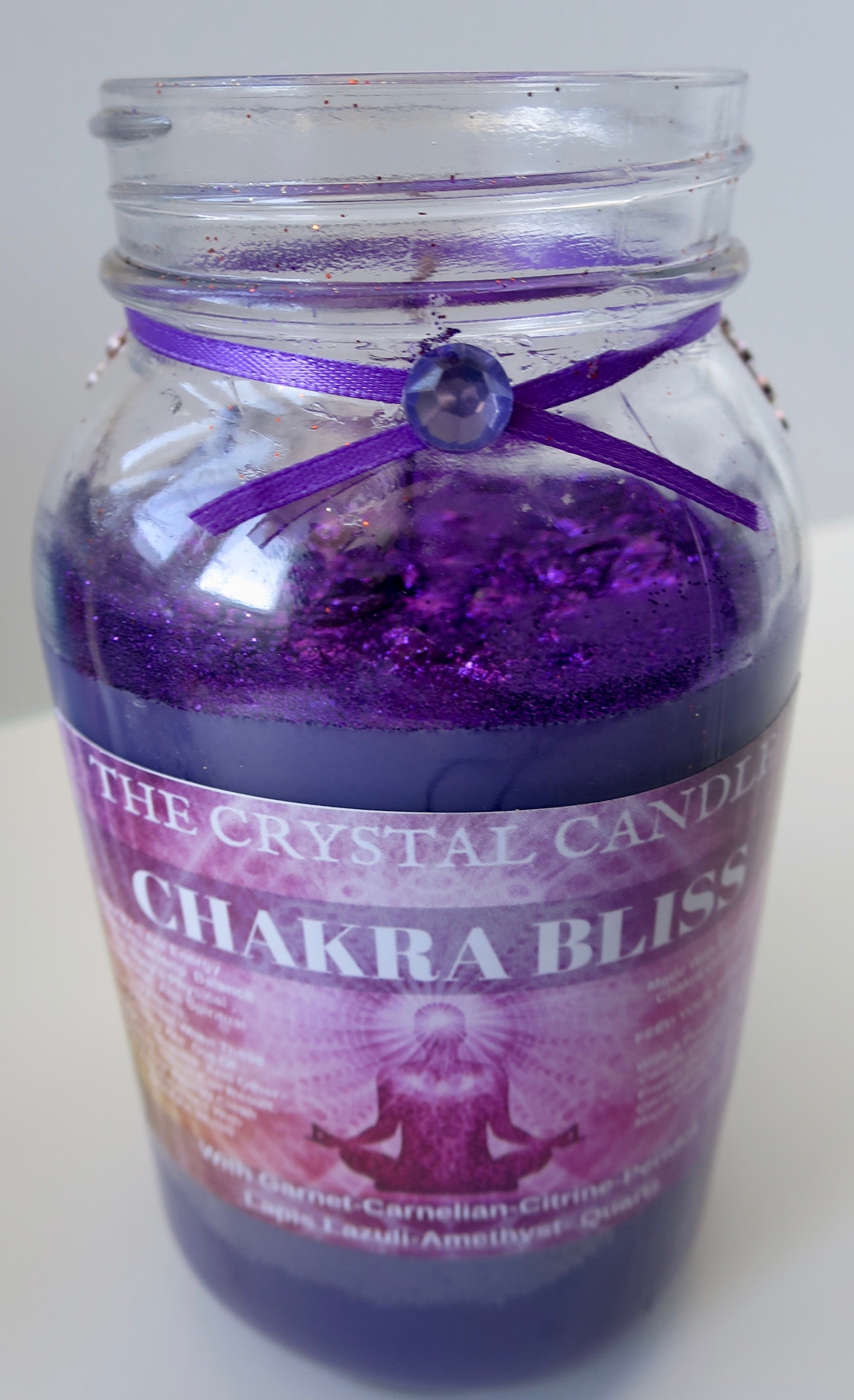 The Crystal Candle- The Chakra Bliss Candle