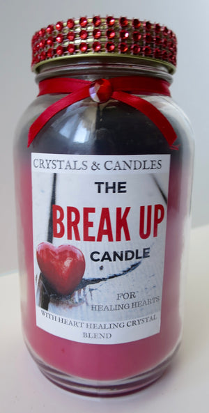 The Crystal Candle- The Break Up Candle For Healing Hearts
