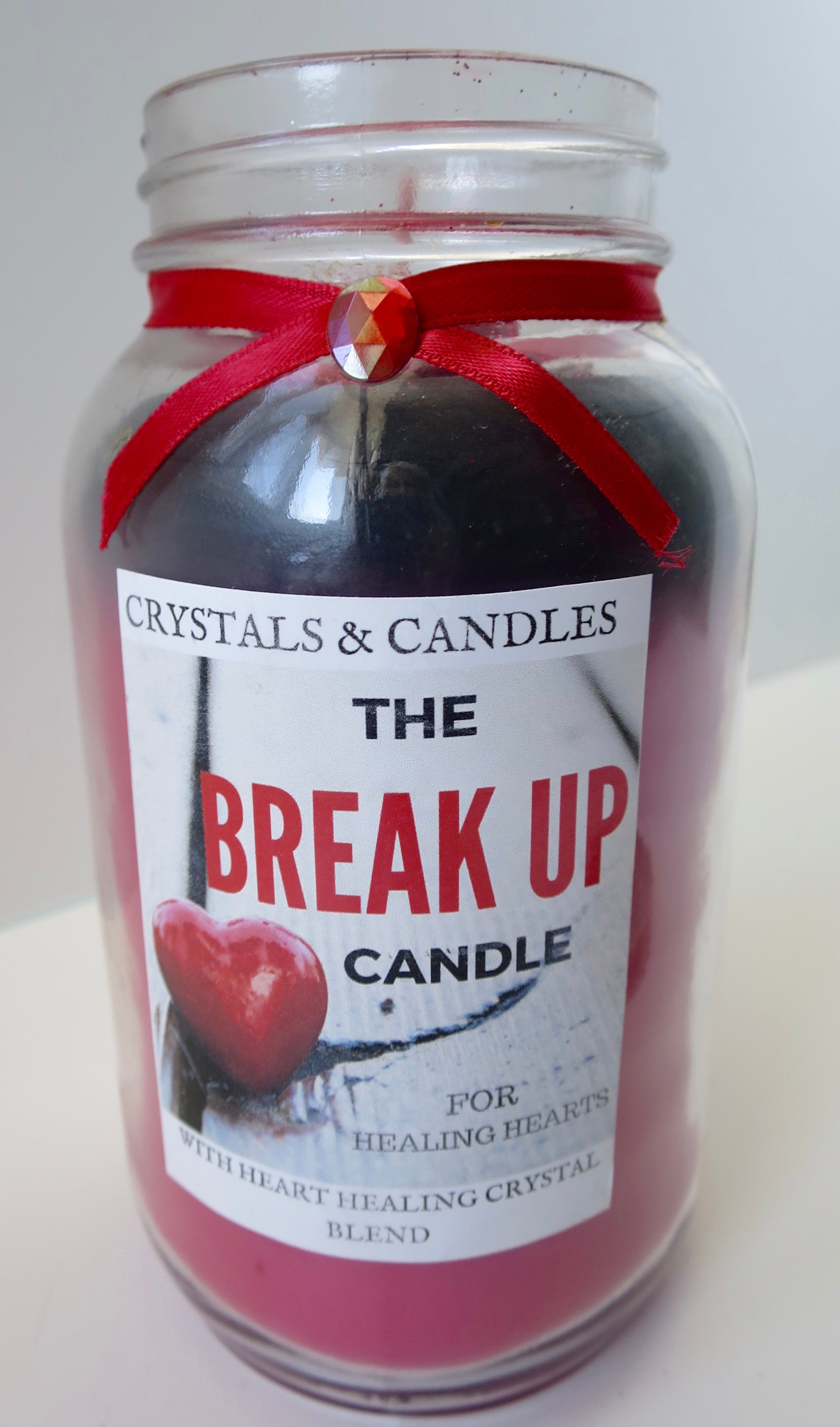The Crystal Candle- The Break Up Candle For Healing Hearts